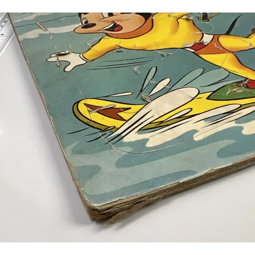 CBS Television Vintage Mighty Mouse Playhouse Wooden Puzzle 1957
